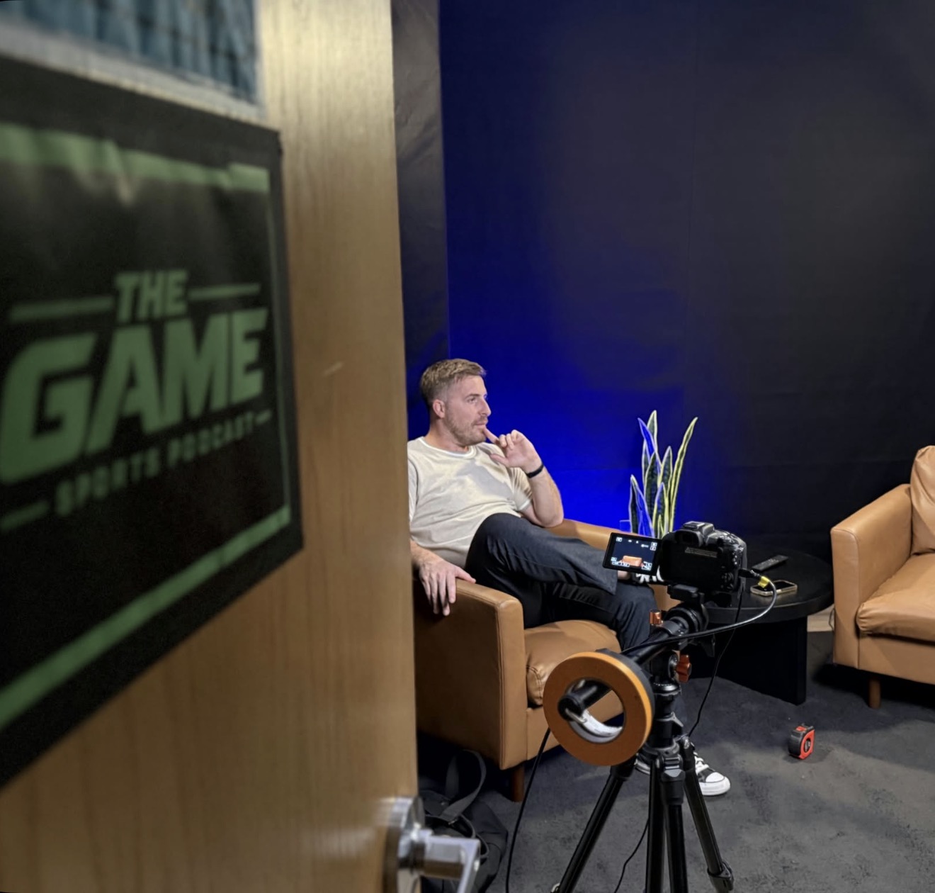 The Game Sports Podcast recording studio